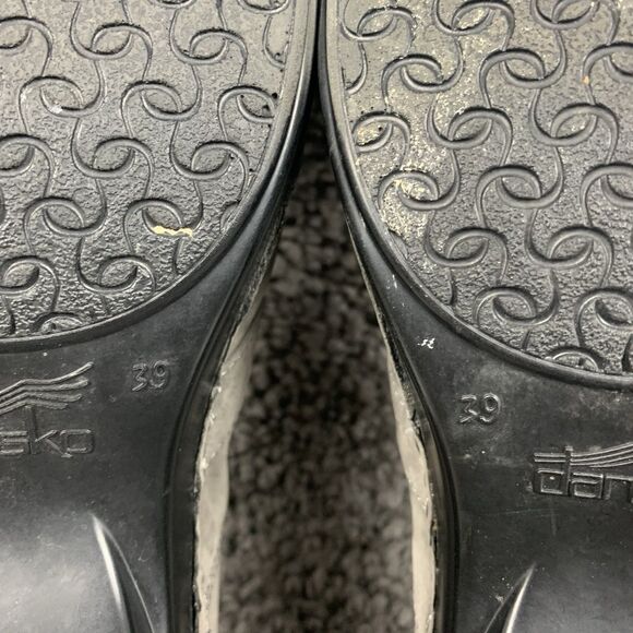 Dansko Tamara Nubuck Leather Clogs Mules Gray Women’s 39 US 8.5-9 - Picture 8 of 8